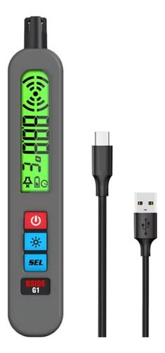 Detector De Fugas De Gas Natural Recargable Con Alarma