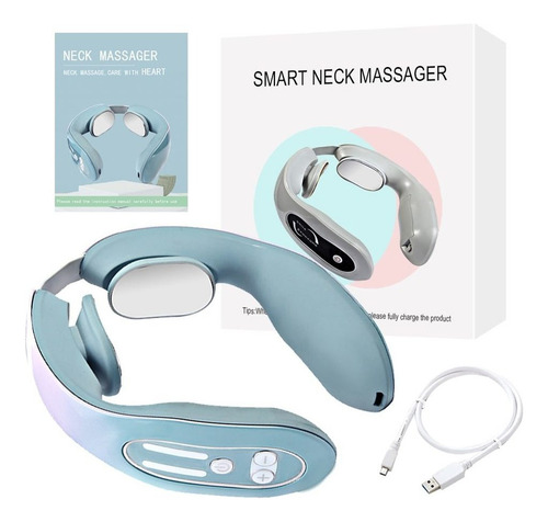 Masajeador De Cuello Ems De 12 Modos For Aliviar El Dolor