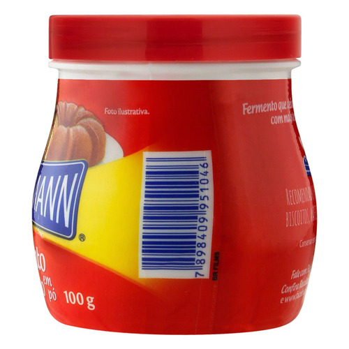 Fermento Químico Pó Fleischmann Pote 100g