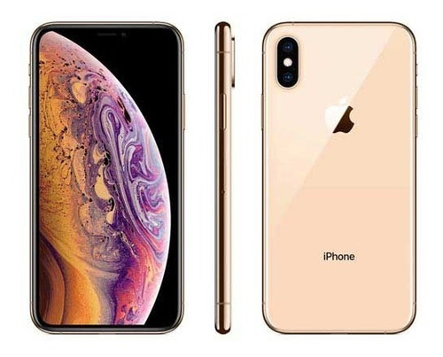 iPhone XS Dourado, Com Tela De 5,8 , 4g, 64gb 12mp Mt9g2bz/a