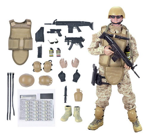 Figuras Soldados Fuerzas Especiales 12 PuLG Navidad 2