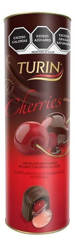 Chocolate Turin Cherries Semiamargo Rellenos De Cereza