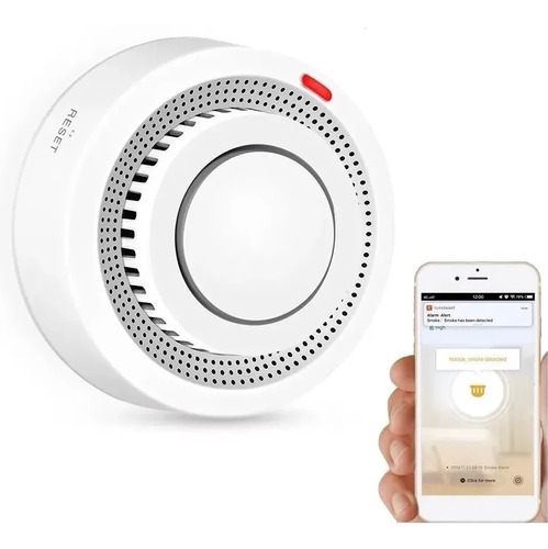 Sensor Humo Wifi Detector Inteligente Alarma Incendio