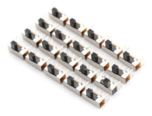 20 X 6mm Alto Lado Mando 6 Pin 2 Posición Dpdt Diapositiva I