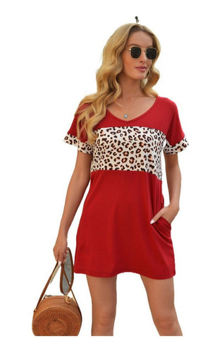 Camiseta De Mujer, Blusa, Faldas, Leopardo 2023