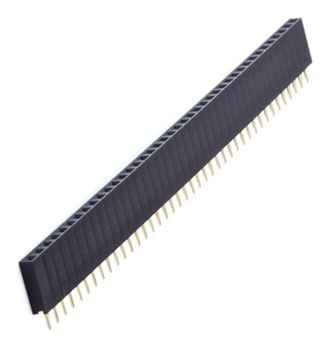 Imagen 1 de 3 de Lote 5 Tiras De 40 Pines Hembra Paso 2.54mm -pdiy-