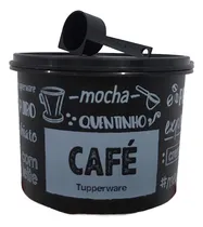 Comprar Tupperware Tupper Caixa Café Pb 1,7 Medidor Usado Original Preto