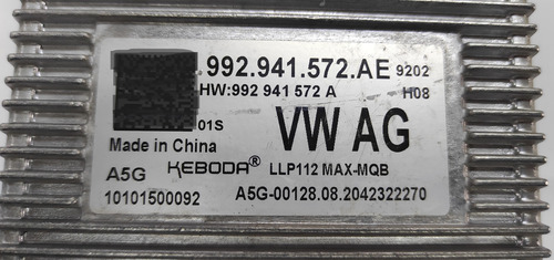 Balastra Módulo Control Faro Led, Volkswagen, 992941572ae #2 (Usado)