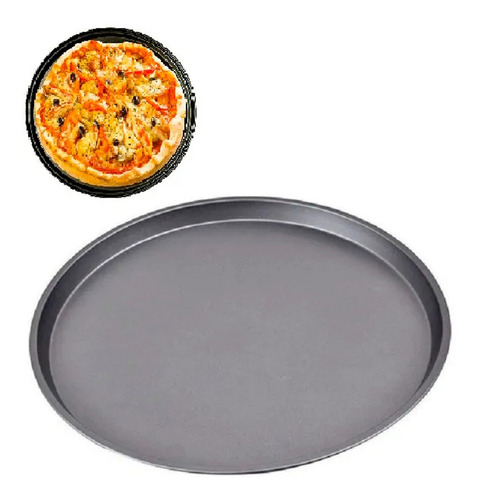 Forma Para Pizza Antiaderente Tabuleiro Assadeira Forno 29cm