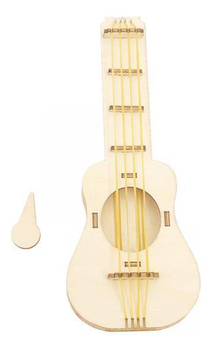 2 Kits De Guitarra De Madera Juguete De Desarrollo De