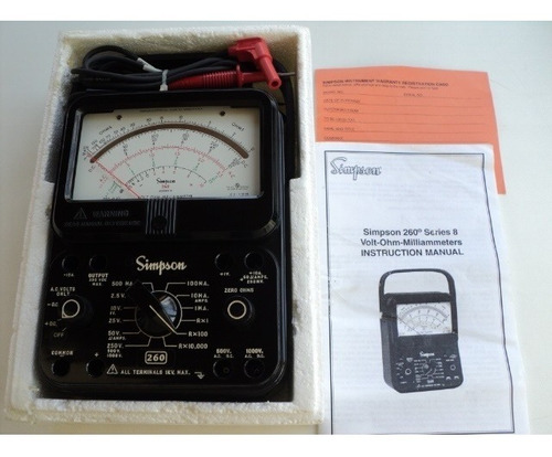 Multimetro Simpson 260 Serie 8 Repuestos