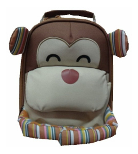 Lunchera Escolar Infantil Animalitos Bolso Térmica Grande