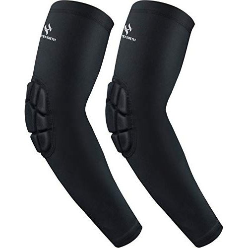 Hopeforth 2pcs Acolchado Elbow Sleeves Compresión Arm Gg2pt