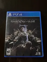 Comprar Middle Earth: Shadow Of War En Formato Físico Para Ps4