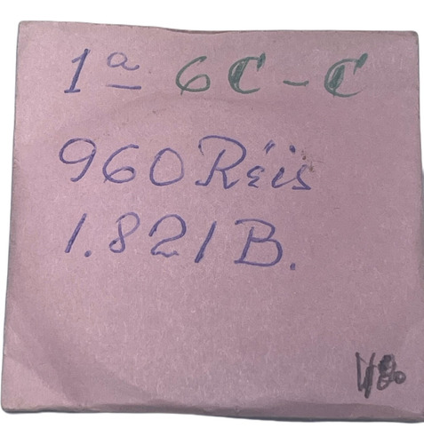Moeda Prata 960 Réis 1821 Bahia Var 6c Sobre México 1819 J J