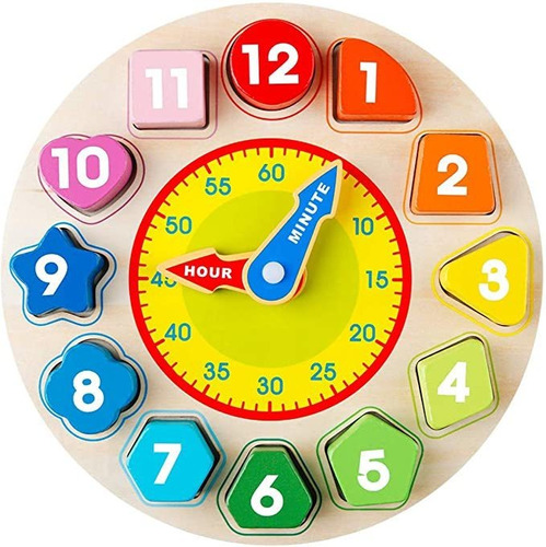 Reloj De Aprendizaje Para Niños De Avenor, Juguete Educativo