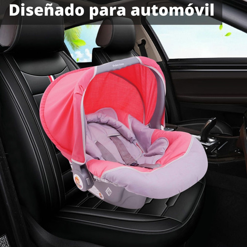 Imagen 2 de 7 de Auto Asiento Porta Bebe Infantil 3 En 1 De Lujo Elegante