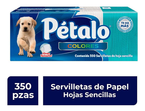 Servilletas Pétalo Colores Hoja Sencilla 350 Servilletas