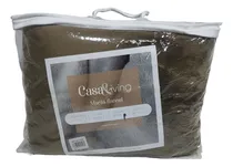 Comprar Manta Frazada 2 Plazas, Bien Calentita Y Suave,  200*190cm Marrón Claro Liso