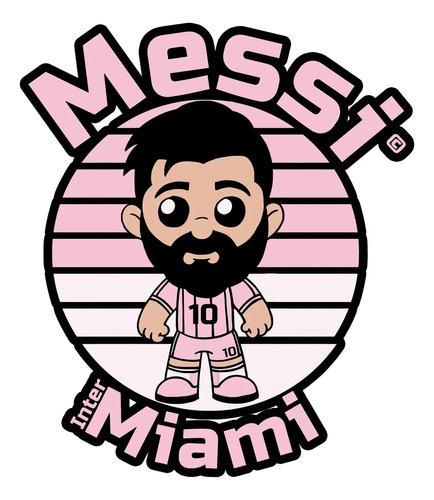 Messi Inter Miami. Sticker 