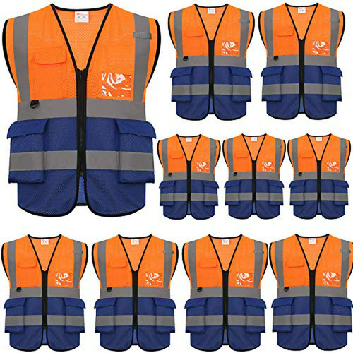 Zojo High Visibility Safety Vests With S, Wholesale Reflecti