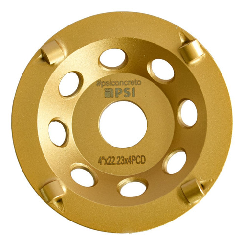 Disco Psi Desbaste 4 Diamantado Concreto 10.16cm