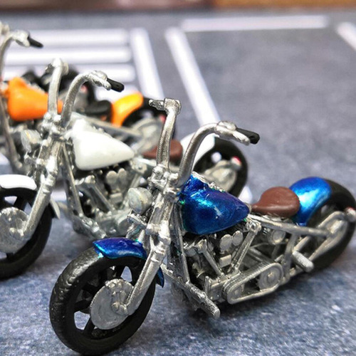 1:64 Resina Pequeña Moto Modelo Juguetes