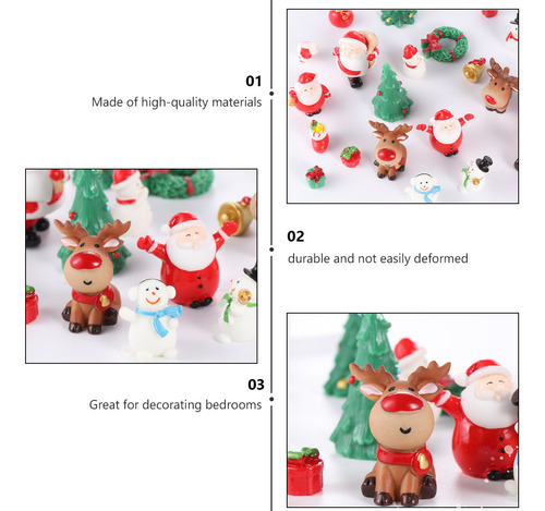 20 Piezas De Decoración Navideña Con Forma De Muñeco De Niev
