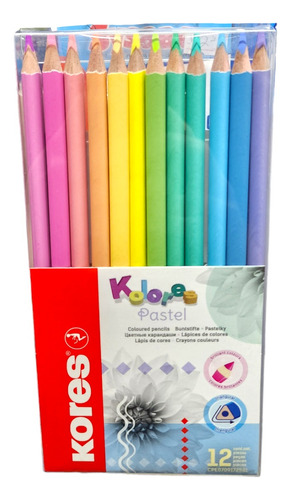 Colores Pastel Kores - 12 Colores