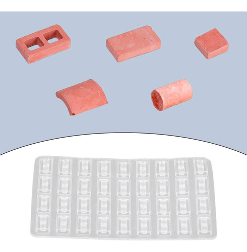 Y Molde De Ladrillos De Pared En Miniatura Fácil De Usar