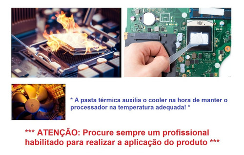 Pasta Térmica Processador Calor Temperatura Desktop Pc Cpu