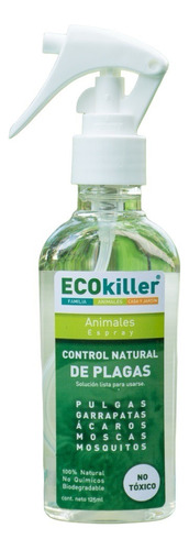 Ecokiller Repelente Orgánico Spray Animales 125ml