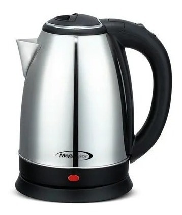 Imagen 3 de 4 de Pava Eléctrica Mega Express Me-621 Acero Inox 220v 1.8l