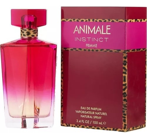 Frasco Decorativo Vacío Animale Instinct Femme Con Caja