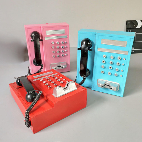 Accesorios De Teléfono Fijo Para Decoración De Pared, Rosa