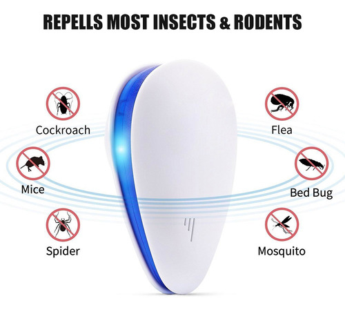 Ultrasonic Pest Repeller Plug Electric Controle De Pragas -