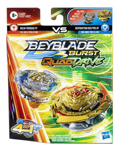 Beyblade Burts Quaddrive Doble - Mosca