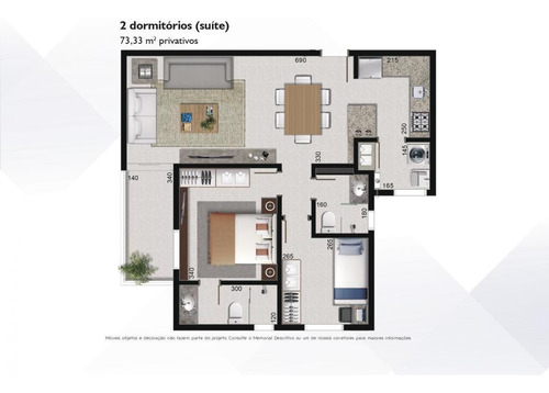 Imagem 5 de 15 de Apartamento Para Venda Em Curitiba, Cristo Rei, 2 Dormitórios, 1 Suíte, 2 Banheiros, 1 Vaga - Ctb0040_1-1779856