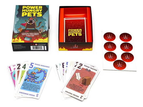 Power Hungry Pets Juego De Mesa