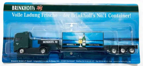 Camion Citerne Publicitaire Bière Allemande - Modèle Réduit Collector 1:87 (19,4cm), état Neuf