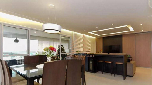 Imagem 1 de 14 de Apartamento No Condomínio Helbor Classic, 168m², 3 Suítes, 3 Vagas, Avalia Permuta. - Ap1815