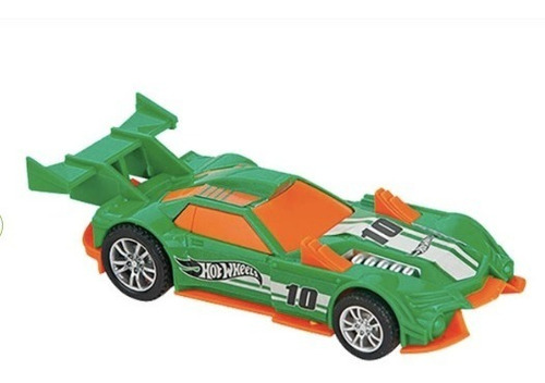 Hot Wheels Auto A Fricción 13cm Fast Racer Pullback  