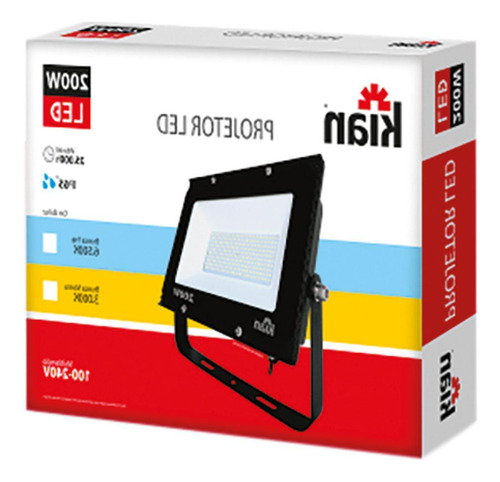 Reflet.c/led Kian Giii 200w 6500k Ip65