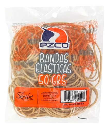 Bandas Elasticas Ezco X 50 Gr 