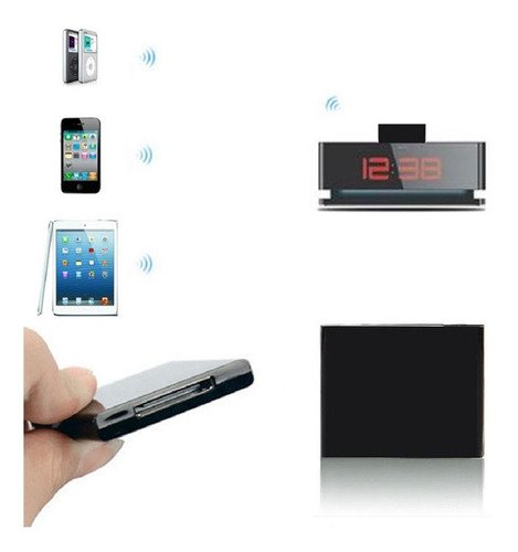 Imagen 3 de 5 de Receptor De Audio Bluetooth Para Bocinas Dock 30 Pines