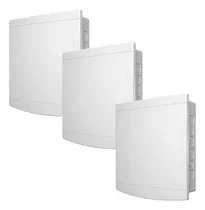 Comprar Kit 3 Quadro Distribuição Embutir 12u002F16 Disj Branca Tigre
