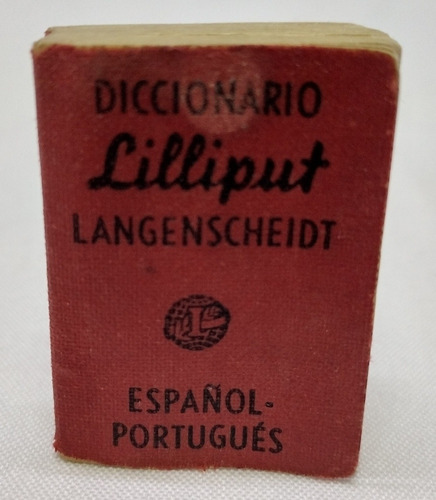 Diccionario Miniatura Lilliput Langenscheidt Español Portug