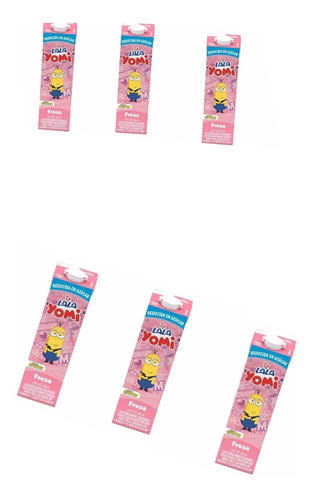 Leche Saborizada Lala Yomi Fresa 960ml 6 Pzas (Usado)