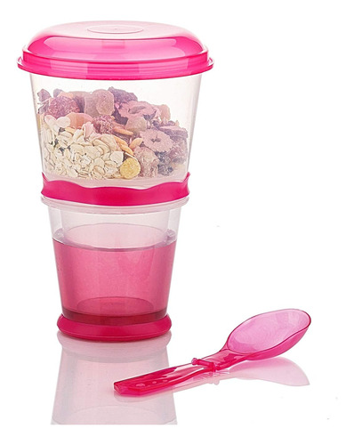 Inogih Cereal On The Go Cups Desayuno - Vaso Portatil Para B