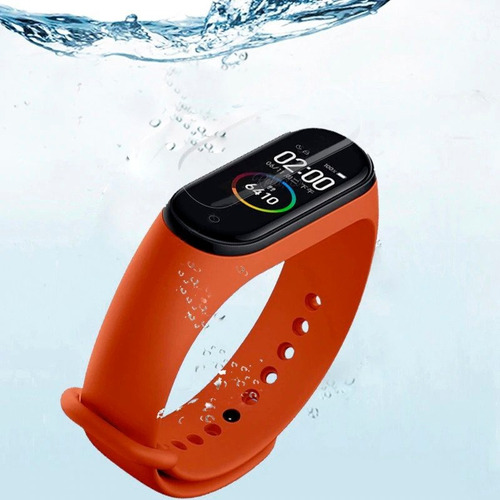 Imagem 5 de 8 de Película 9d Nano Gel Para Xiaomi Mi Band 3/4 Kit 2 Peliculas